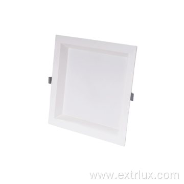 LED Plastic Recessed Anti-glare Square Downlight 12W